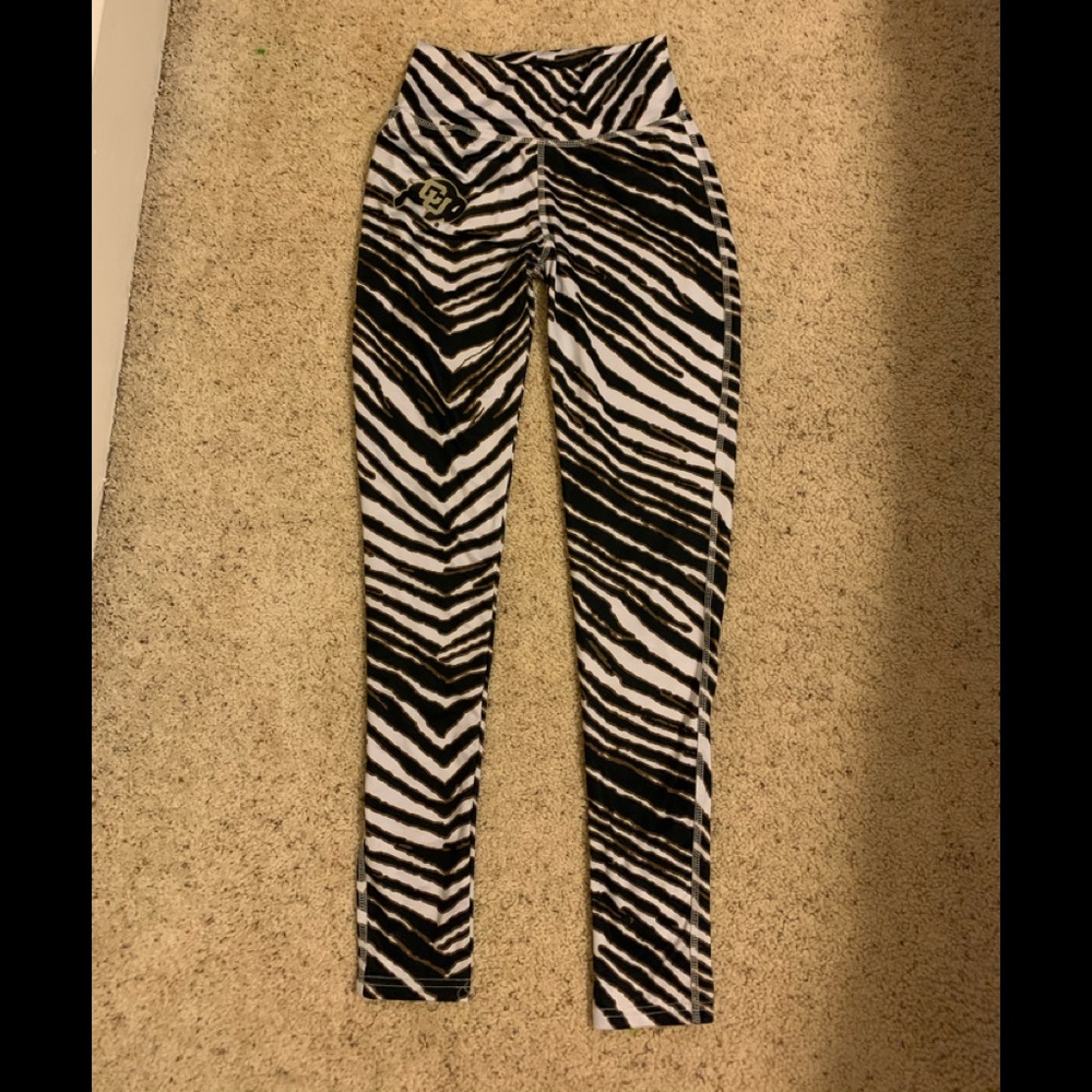 University of Colorado animal print leggings